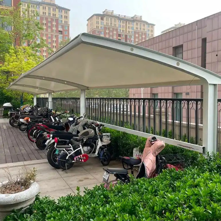 石泉县膜结构电动车棚